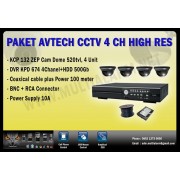 PAKET Hemat AVTECH CCTV 4 Channel 